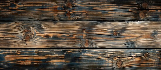 Wall Mural - Photo of wood plank texture background with free copy space image for product or ad design