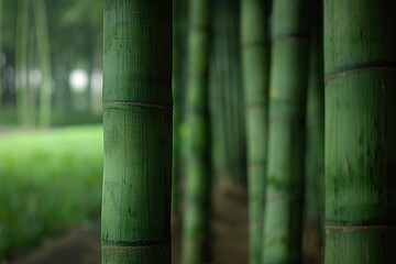 Lanscape of bamboo tree in tropical rainforest  Malaysia