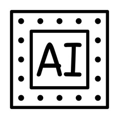 Poster - AI Chip icon