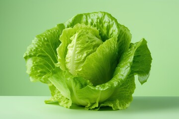 Poster - Vegetable lettuce plant food.