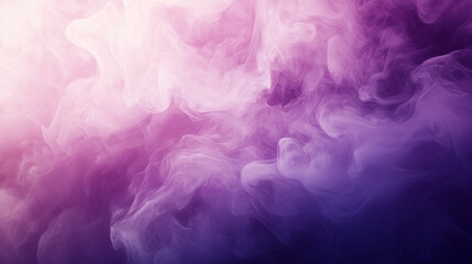 Wall Mural - Mystical Smoke in Soft Purple and Pink Abstract Form