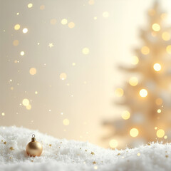 christmas bokeh background defocused