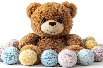 Poster - teddy bear with toy