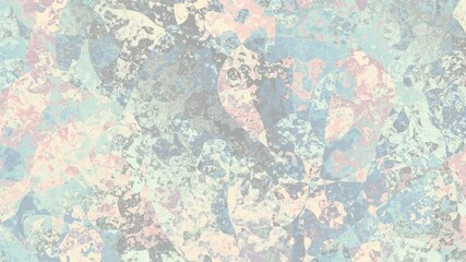 Leinwandbilder - Seamless abstract psychedelic wavy background for loop playback. 4k video. Pastel colors. Noise effect