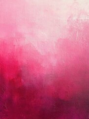 Poster - Pink ombre background, textured, painted canvas, fine art print 