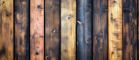 Canvas Print - Free wood plank texture background with copy space image ideal for product or advertising design