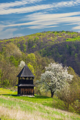 Wall Mural - Belfry near Church of St. Martin, Cerin, Polana, Slovakia