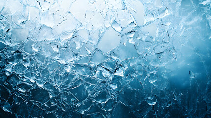 Wall Mural - Cracked Ice Background