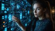 © Natalia - business technology internet and network concept virtual screen of the future code of conduct