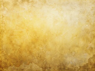 Poster - Soft beige and yellow-brown gradient watercolor design creates a calming background with organic texture, resembling aged paper, perfect for artistic space and creative projects.