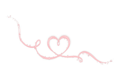 Wall Mural - Festive design element, brush stroke, ornament, wedding invitation frame, sprinkle heart, heart overlay png, valentine's day, love heart, love.