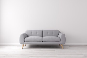 Poster - Cozy interior of living minimal style with empty space for products presentation or text for advertising, event or promotion. 3d rendering