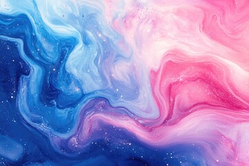 Poster - Vivid Liquid Watercolor Marble Glowing Craft Texture Printing Liquid Color Acrylic Spatter Decorative Wave Wash Acrylic Digital Artwork Vibrant Panorama Background Texture