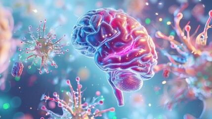 Poster - The brain-gut connection: How the gut microbiome influences brain function