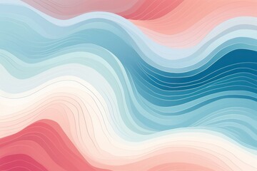 Wall Mural - Light colors pattern graphics wave.