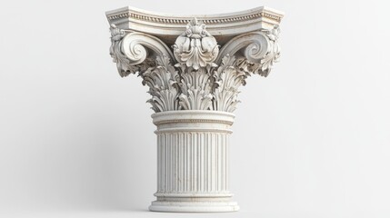 Ornate architectural column with intricate detailing.