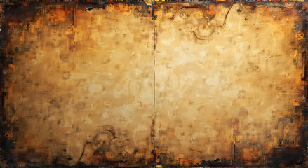 Poster - old rusty metal background