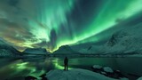 The phenomenon of the northern lights and their magical display in the sky