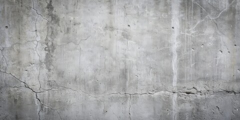 Aufkleber - Grey concrete wall with rough texture and visible cracks , urban, architecture, industrial, background, construction, surface