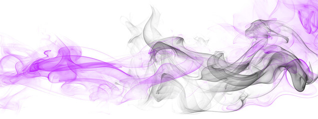 Black purple smoke effect abstract wavy mist fog