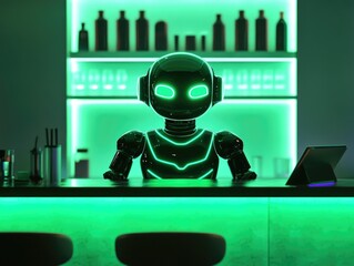 Robot at Bar