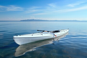 Sticker - Kayak vehicle rowboat sports.