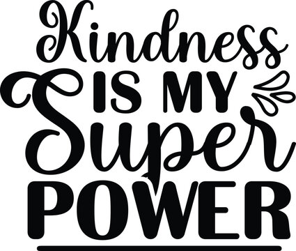 Kindness SVG Typography Vector Design, be kindness, always be kind, illustration, eps