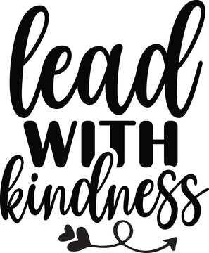 Kindness SVG Typography Vector Design, be kindness, always be kind, illustration, eps