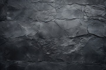 Sticker - Black slate texture rough concrete backgrounds wall monochrome.