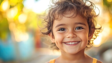 Poster - Little Girl's Joyful Smile