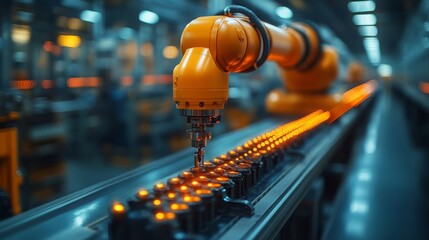 Poster - rpa technology streamlining assembly line automation in a manufacturing facility