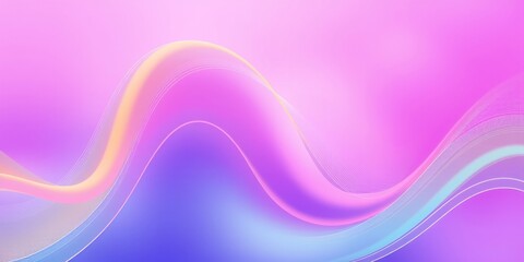 Poster - Abstract background with colorful waves.