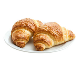 croissant isolated on white