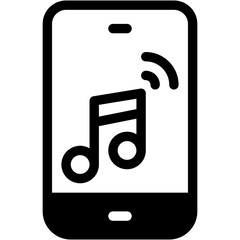 Sticker - Music App, Ui, Music And Multimedia, Electronics, Mobile Phone, Smartphone Icon