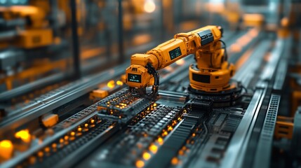 Poster - Advanced robotic systems providing production insights in a modern manufacturing facility