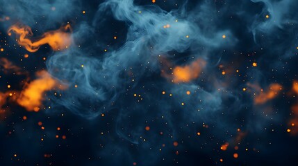 Poster - Abstract Smoke and Sparks Background