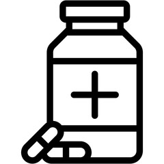 Sticker - Medicine, Drug, Pill, Medicine, Health Icon