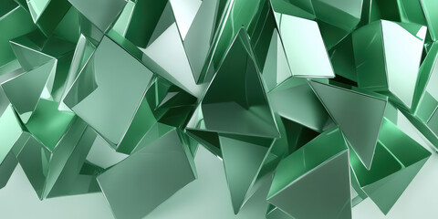 Wall Mural - Abstract glossy glass background. Transparent elegant design. 3d render illustration style.