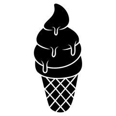 Poster - ice cream cone