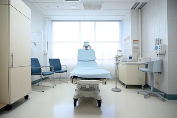 Canvas Print - Empty exam room hospital architecture furniture.