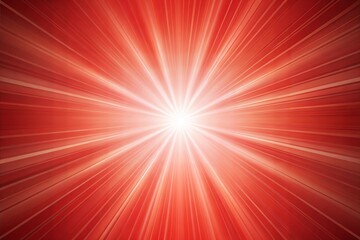 Wall Mural - red light burst abstract background with radiant glow