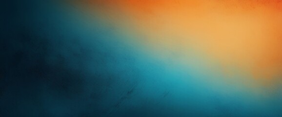 Wall Mural - Abstract background with blue and orange gradient.