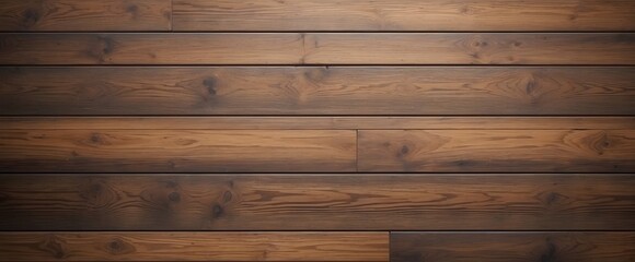 Wall Mural - surface of brown wood floor texture background