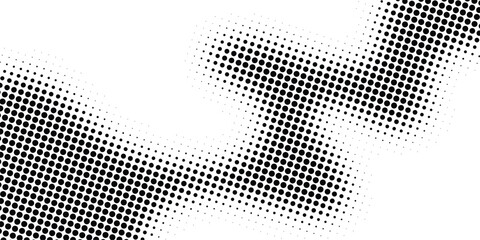 Wall Mural - grunge halftone background wave calming rhythms elements design vector illustration fit for social m