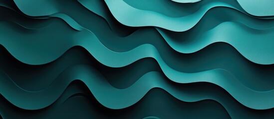 Wall Mural - Abstract Turquoise Illuminations Pattern Textured Background