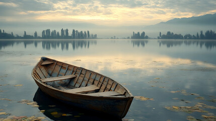 boat on the lake