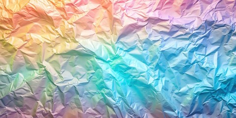 Poster - Halo gradient noise texture background with pastel color wrinkled foil, halo, gradient, noise, texture, background, pastel
