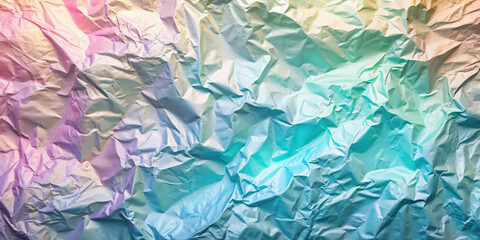 Poster - Halo gradient noise texture background with pastel color wrinkled foil, halo, gradient, noise, texture, background, pastel