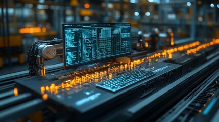 Poster - RPA technology automating data processing in a modern digital workplace environment