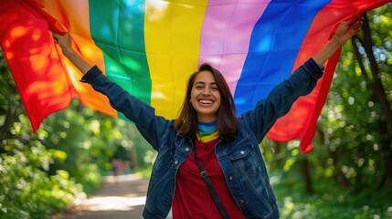 The Joyful Rainbow Flag Moment